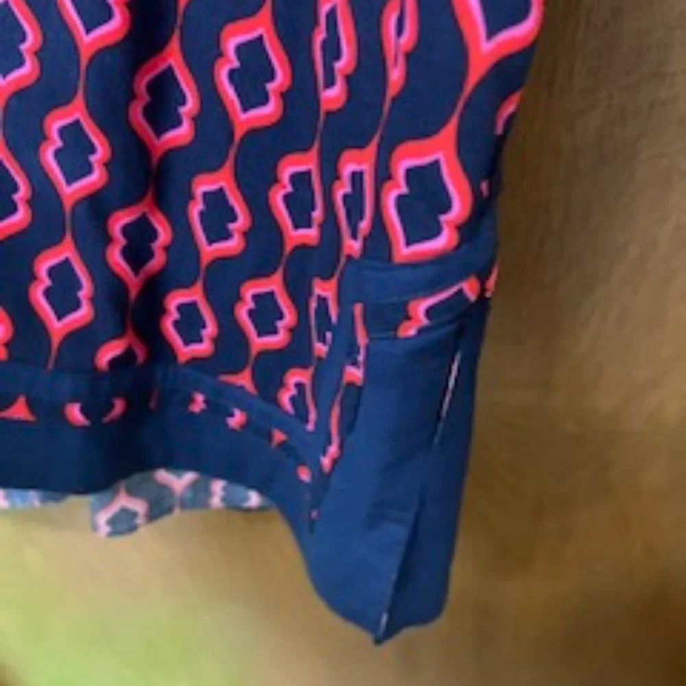 1X Escapada Womens Dress Navy and Red - Picture 5 of 6